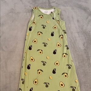 Kyte BABY Light Green Avocado Print Sleeveless Sleep Sack